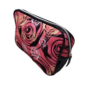 NWOT Lancome Women’s Makeup Bag colorful floral, red pink